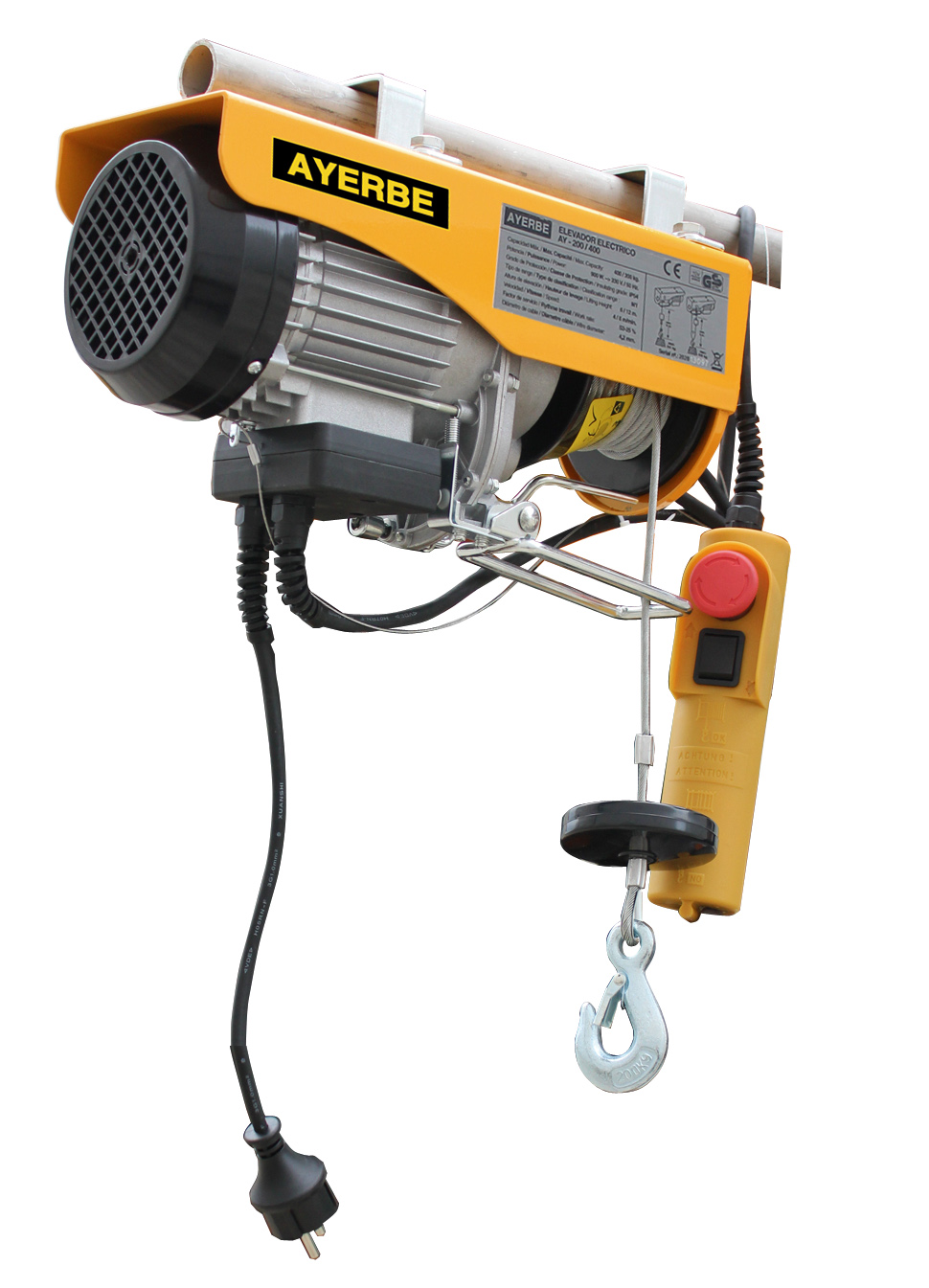 Elevador AY125EP Soporte Escuadra Ref. 580340 ( incluye bridas para fijación a andamio)