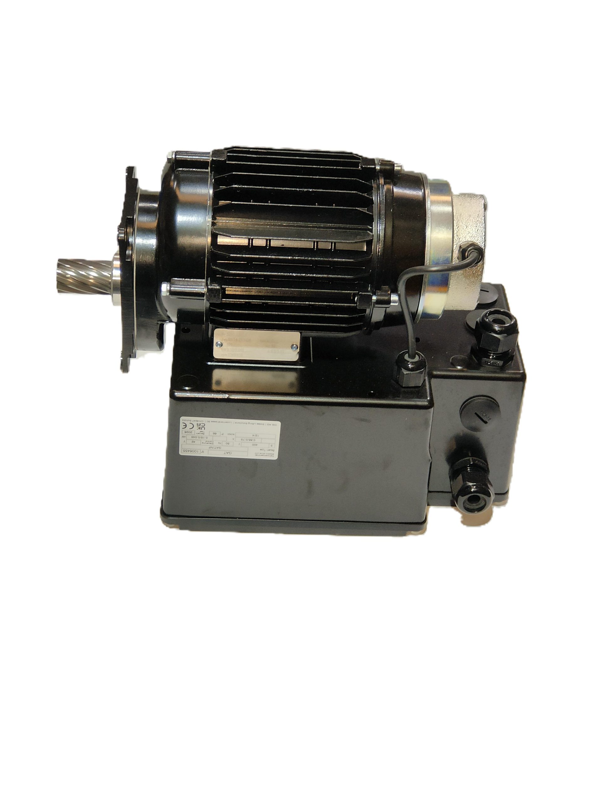 Motor para carro de traslacion electrico gmf vel 12/4 con freno y proteccion IP65
